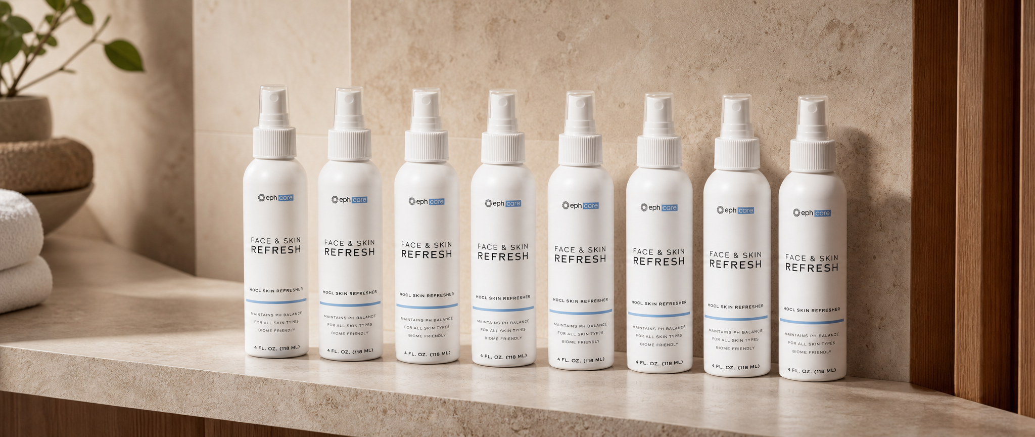 Generated_with_Kive.ai_-_8_bottles_of_standing_on_the_shelf_neatly_arranged_side_by_side_in_a_high_end_luxury_med_spa_setting__light_stone_surfaces__wooden_accents__soft_realistic_lig.png