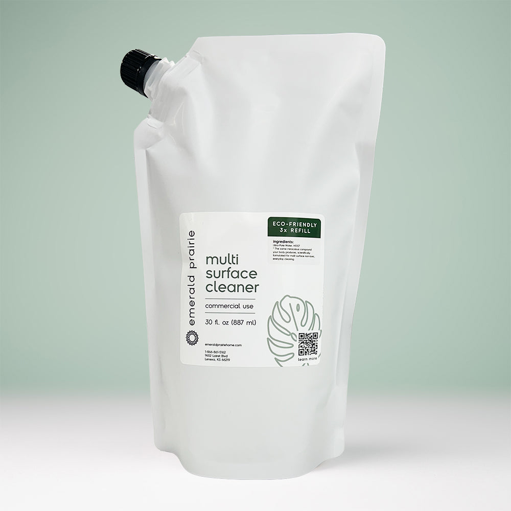 Multi Surface Cleaner 3x Refill Pouch (30fl. oz.) - Emerald Prairie Health, LLC, DBA Emerald Prairie Home